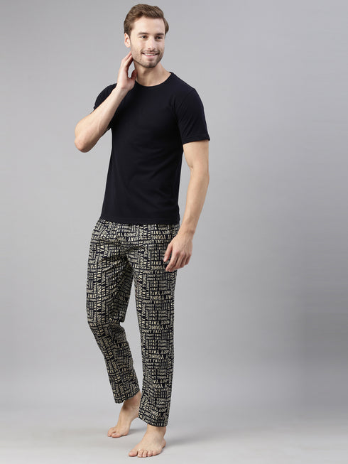 White Checks Lounge Pant